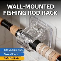 2-10pcs Self Adhesive Curtain Rod Bracket Punch-free Curtain Rod Clip Nail-Free Adjustable Shower Curtain Rod Hanging Holder