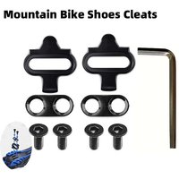 AliExpress NONE Mountain Bike Shoes Cleats For Shimano SH51 SPD MTB Steel Cleats Multi-Release Spd Pedal Cycling Cleats Shoes Clips Set