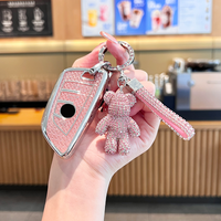 Pink Diamond for BMW X1 X3 X4 X5 F15 X6 F16 G30 7 Series G11 F48 F39 520 525 F30 118i 218i 320i Remote Car Key Case Cover Fob