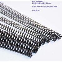 Spring Steel Y-type Compression Spring Pressure Spring Wire Dia0.3/0.4/0.5/.8/10mm Outer Dia 3-10mm Length 305mm