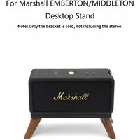 Speaker Base Desktop Stand Applicable for Marshall EMBERTON/MIDDLETON Solid Wood Desktop Stand Non-slip Shock-absorbin