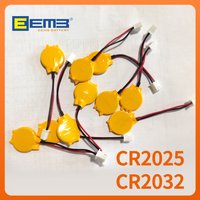 10PCS CMOS button cell 3V CR2025 CR2032 Battery with Plug Motherboard Laptop Replacement Battery for PC Computer