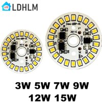 LED Bulb Patch Lamp SMD Plate Circular Module Light Source Plate For Bulb Light AC 220V Led Downlight Chip Spotlight LED Lamp