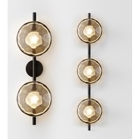 Nowoczesna minimalistyczna szklana lampa ścienna w stylu nordyckim do salonu, designerskie oświetlenie do sypialni i gabinetu, kreatywne oświetlenie artystyczne.