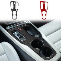 For Audi RS E-tron GT 2021-2025 Soft Carbon Fiber Central Control Gear Shift Panel Decorative Frame