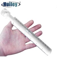 Portable Hand Held Ruler 2x Magnifier Bar 6" with 140 mm Measuring Scale Acrylic Magnifying Glass Reading Magnifier