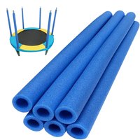 Trampoline Pole Cover 6 pieces Safety Protection Foam Replacement Parts Anti-collision Foam Sleeves Tubes Padding Sturdy Secure