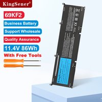 Bateria 69KF2 86WH 7544mAh do DELL XPS 15 9500 9510 9520 9530 Precision 5550 5560 G15 5511 5520 5515 5521 G7 15 7500 P91F P87F