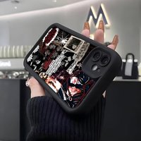 My Chemical Romance Phone Case For IPhone Air 17 Pro Max 16 E 15 14 Pro Max 13 12 11 Mini Plus Soft Silicone Black Cover