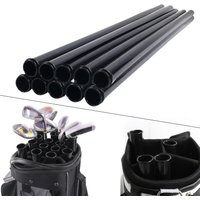 10x Golf Club Tubes, Golf Club Holder, 86.5cm Length for Men Women, Individual Golf Bag Tubes, Golf Tubes Dividers for Club