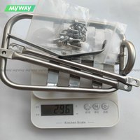 MYWAY Titanium Alloy Bike Rack Front for Road Gravel Bicycle Fit 700c Parcel Holder