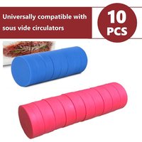 5/10pcs Sous Vide Magnets Weight Accessories Food Grade Silicone Submerged 304 Stainless Steel Inside Reduce Food Risk Keep
