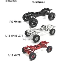 RC CAR Full Metal Chassis Frame for 1/12 MN78 MN82 LC79 MN168 Metal Upgrade Parts Kit Rc Model Crawler Car Truck Buggy Truggy