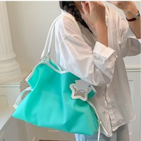 Korean Style Jelly Bag – Badblue Transparent Underarm Tote Soft Handle Shoulder Bag Extra Large Summer for Women and Girl