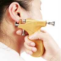 Professionelles Ohrpiercing-Set, chirurgische Stahlpistole mit Nieten für hypoallergen, sichere Verwendung zu Hause, Salon-Präzisionswerkzeug