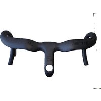 AliExpress 2017 Newest QILEFU road bike T800 matt UD full carbon fibre bicycle handlebar and stem integratived 400-440*80-120mm