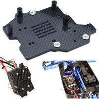 RC Car 6S Carbon Fiber ESC Tray Set Cover for 1/8 ARRMA 6S TYPHON KRATON MOJAVE TALION BIG ROCK 6S Car