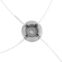 1PCS Aluminum Alloy Lawn Mower Head With Nylon Steel Lawn Mowing Line Lawn Mower Replacement Parts Universal