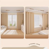 1Pc Adjustable Tension Rod, Carbon Steel Curtain Rod, No-Drill Shower Curtain Rod, Installation Curtains&Shower Curtains