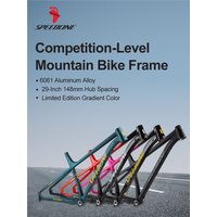 AliExpress SPEEDONE(运输工具) SPEEDONE 29'' Racetrack Bike Frame Ultralight Aluminum Alloy Mountain Bike Hardtail Frame Internal Routing 148x12mm Thru Axle