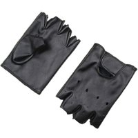 AliExpress NONE DOMEN Unisex Synthetic Leather Half Fingerless Gloves Riding Equipment Driving Fitness Gymnastics Motorcycle Gloves