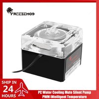 PC Water Cooling Pump Mute Silent PWM Intelligent Temperature Regulation Flow 650L/H, PU-FS4M-J