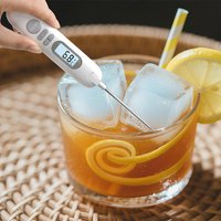 Water temperature measurement USB rechargeable food thermometer for home baking, sugar boiling, and oil temperature measurement