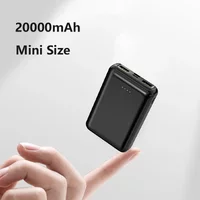 20000mAh Power Bank Portable Charger 5V 2A Powerbank For Cooling Fan Heated Vest Jacket iPhone Samsung Xiaomi External Battery