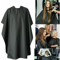 Hair Salon Cover Adult Hairdressing Cape Gown Grooming Apron Unisex Black Cloak