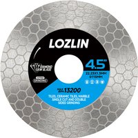 LOZLIN 115/125mm Diamond Saw Blade Cutting Grinding Disc Double Side Hex Granite Ceramic Marble Angle Grinder Cut Tile Plate