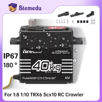40KG 5-7.4V YP3240MG High Torque Metal Digital Servo Motor 180/270 Angle-controlled Ip67 for 1:8 1:10 TRX6 Scx10 RC Cars Crawler