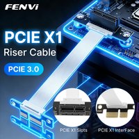 FENVI PCIE X1 Riser Cable 90 Degree Right Angle 8Gbps PCIe 3.0 X1 to X1 Extension Riser Cable for PCI Express WiFi Card Adapter