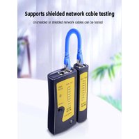 RJ45 Ethernet Cable Tester Network LAN Test Tool RJ11 Telephone Cable Compatible with TP-Link D-Link Linksys And Office Use