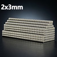 2x3mm Magnet N35 NdfeB Permanent Magnetic Imanes 2*3mm Accessory 50-2000pcs Mini Small Round Shape Neodymium Magnet Craft Diy