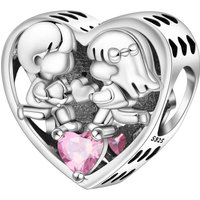 CYCUFF 925 Sterling Silver Childhood Sweetheart Love Charms Beads Pendant Fit DIY Bracelet Necklace Jewelry Souvenir Gifts