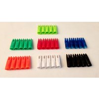 100pcs Plastic Arrow Nocks for Archery, Caps 5/16,OD 8mm,ID 7mm,Carbon Fiber/Wood/Bamboo Arrow Shafts, DIY Shooting Accessories