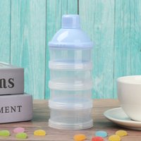 Travel Feeding 4 Layers milk powder container milk bottle food storage box Formula dispenser