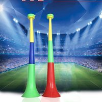 60cm Football Match Support Horn Removable Three Section Large Telescopic Horn Vuvuzela Fan Horn Cheerleading Horn Kid Toy