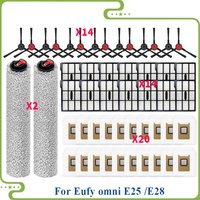 Compatible For ( Eufy Omni E25 / E28 ) Vacuum Parts Roller Mop Cloth Side Brush Filter Dust Bag Replacement Accessories
