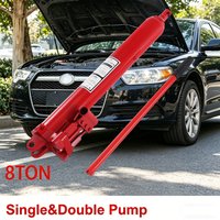 8-Tonnen-Hydraulikheber mit Einzel-/Doppelpumpe, manueller Motorheber, Hochleistungs-Werkzeug für die Kfz-Reparatur in der Garage