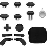 Suitable for Xbox Elite Series 2 Controller 14 in 1 Metal Accessories, Different Height Joysticks and Back Keys - Black Metal SE