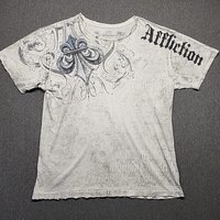 Y2K Affliction Vintage Grunge Graphic T Shirt Mens Gothic Couple Matching Tops Oversized Cotton Tee Streetwear Summer