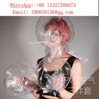 Inflatable gloves, inflatable head cover