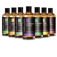 100ml Lavender Essential Oil Pure Natural Essential Oils for Help Sleeping Relaxing Diffuser Aroma Oil Rose Bergamot Ylang Ylang