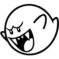 New Design Halloween Horror Grimace Vinyl Decorative Car Decals High Quality Silhouette Decal Accessories, 15cm