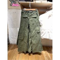 Vintage Casual Green Cargo Pants Women Autumn Solid Adjustable Elastic High Waist Straight Pants Retro Streetwear Y2k Trousers