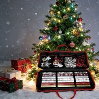 Non-woven Fabric Wrapping Paper Storage Bag Large Capacity Dust-proof Gift Wrap Storage Bag Waterproof with Handle