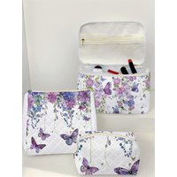 1 Set Portable Makeup Bag, Large Capacity Design, Easily Accommodate Your Cosmetics, Lightweight And Portable For Storing Cosmet
