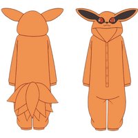 Uzumaki Kurama Kyuubi Fox Cosplay Kostüm Kigurumi Erwachsene Unisex Anime Pyjamas Flanell Overall Nachtwäsche Onesies Prop