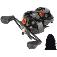 GLS Lightweight Spool 6.3:1 Gear Ratio Metal Fishing Wheel Baitcasting Reel 8kg Max Drag Saltwater High Speed Fishing Reel